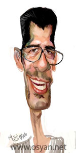 Nima Akbarpour, Caricator by: Bozorgmehr Hosseinpour