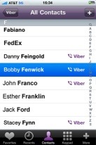 Viber iPhone App